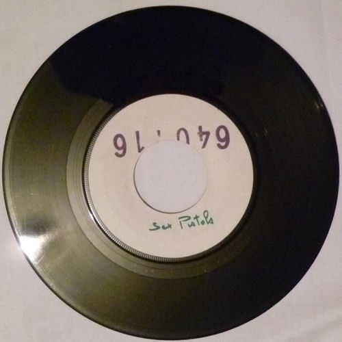 Sex Pistols - Holidays In The Sun France 7" white label test pressing